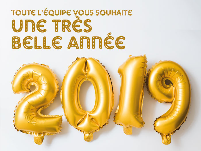 La Guilde du dé vous souhaite une très belle année 2019