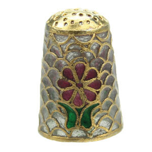 Cloisonné Thimbles